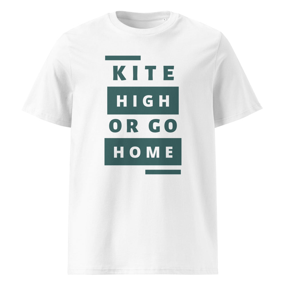 T-Shirt Kitesurf Kite High or Go Home Front