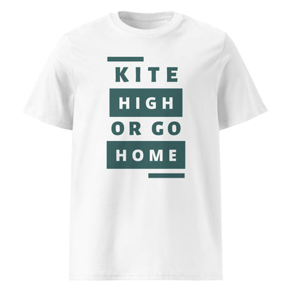 T-Shirt Kitesurf Kite High or Go Home Front