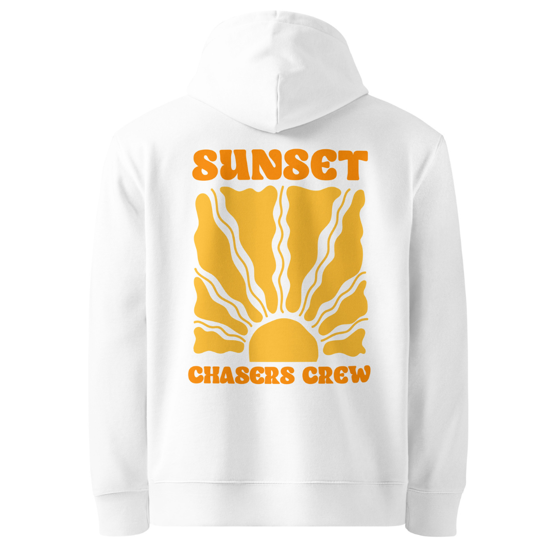 hoodie kitesurf lovers sunset chaser crew back
